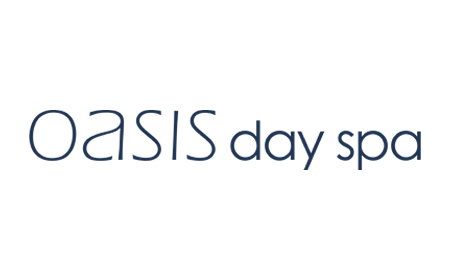 Oasis Day Spa dark blue logo